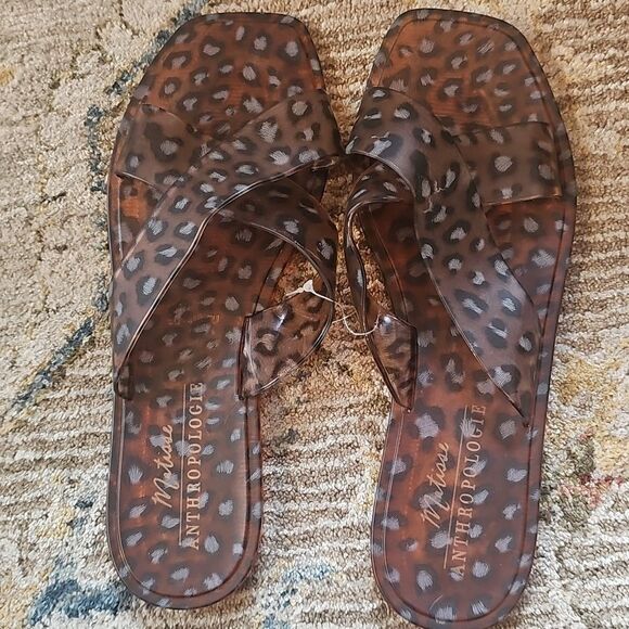 NWOT Anthropologie Sandals Sz 9 - Picture 1 of 6